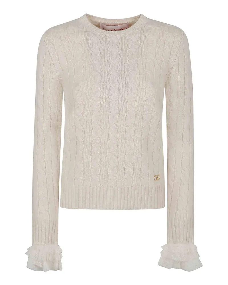 Valentino Garavani U-Boot-Pullover - Creme Creme