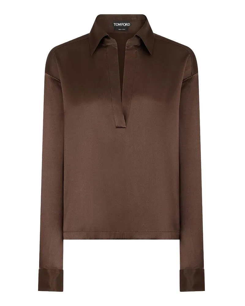 Tom Ford Bluse - Nude Nude