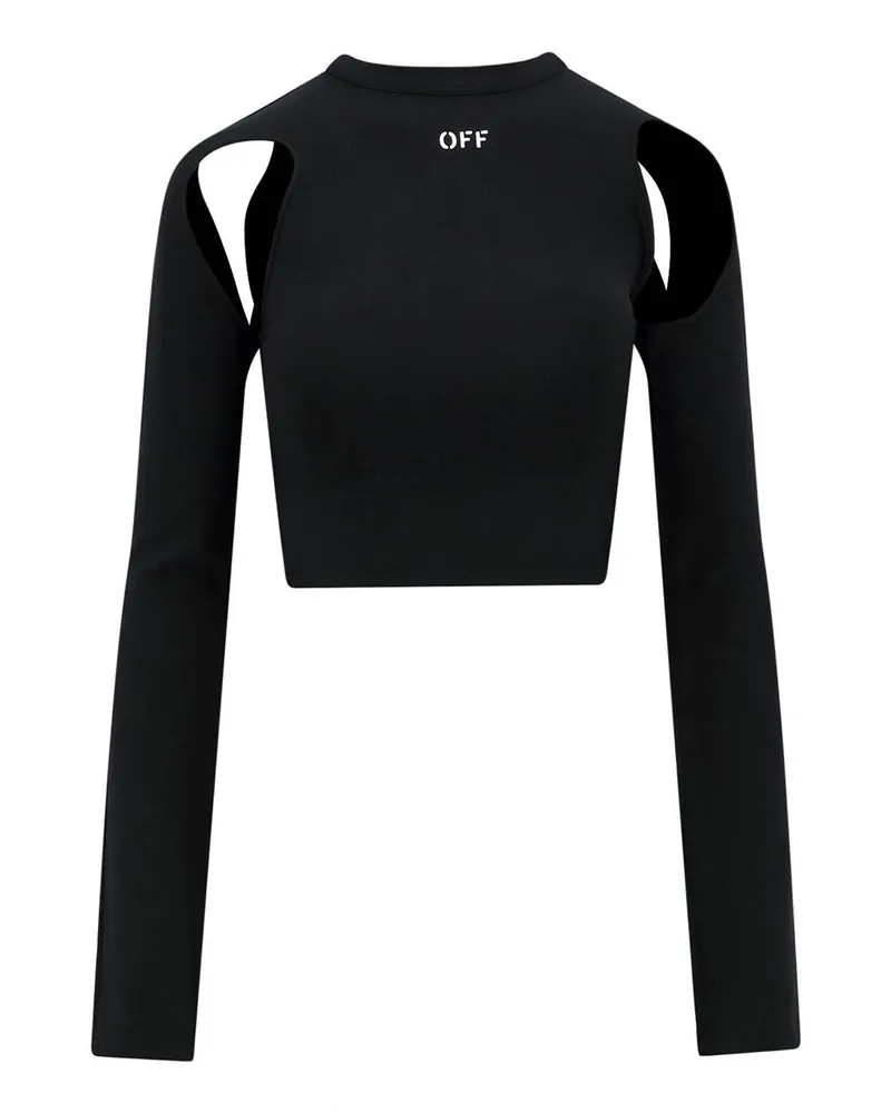 OFF-WHITE Top - Schwarz Schwarz