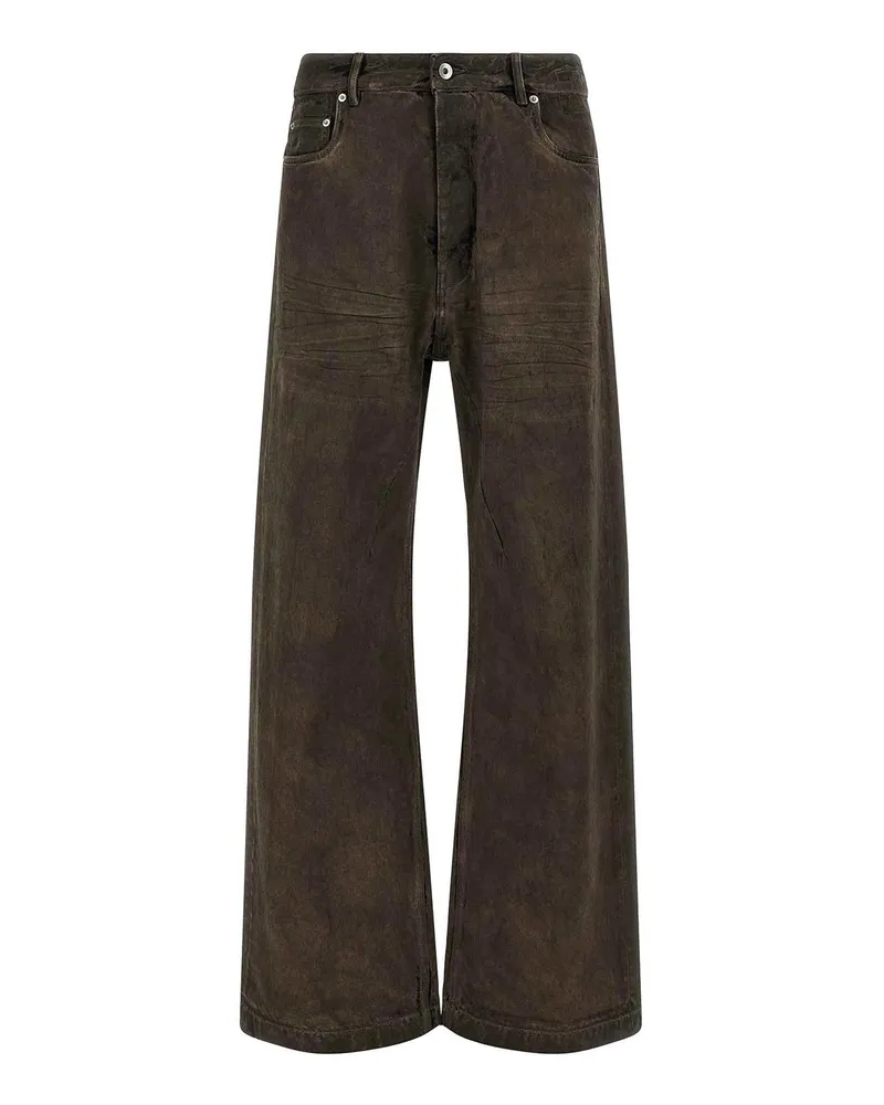 DRKSHDW by Rick Owens Straight Leg Jeans - Braun Braun