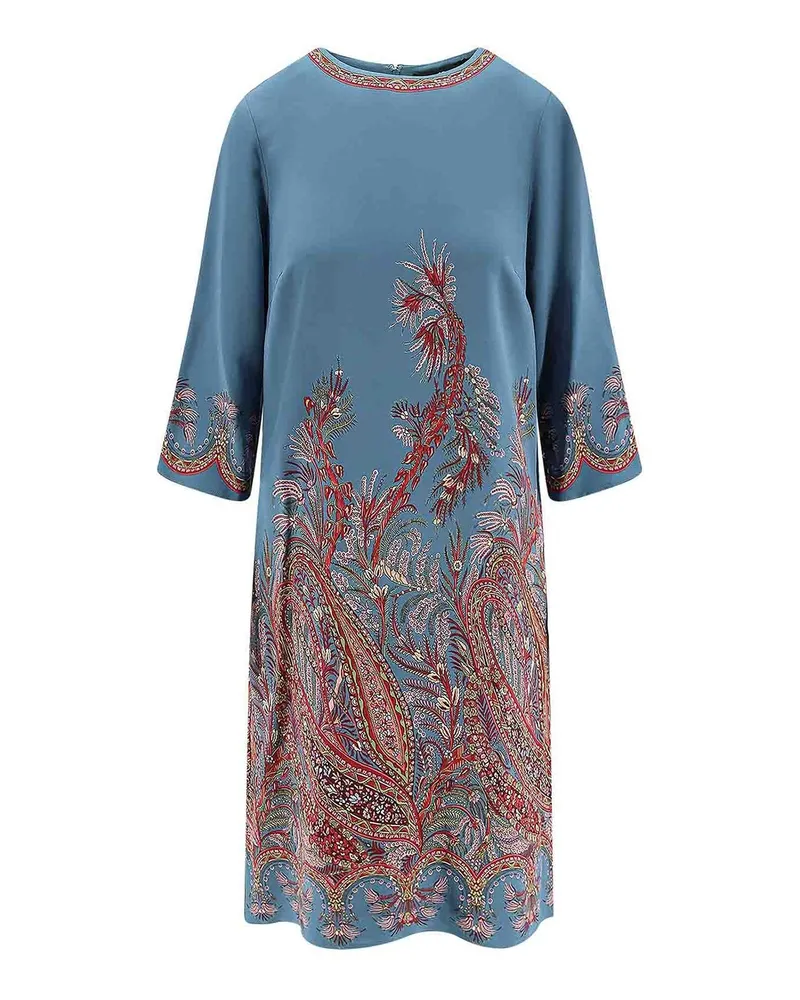 Etro Maxikleid - Blau Blau