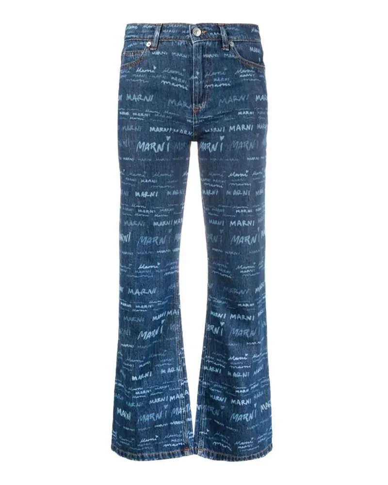 Marni Bootcut Jeans - Helles Jeansblau Helles
