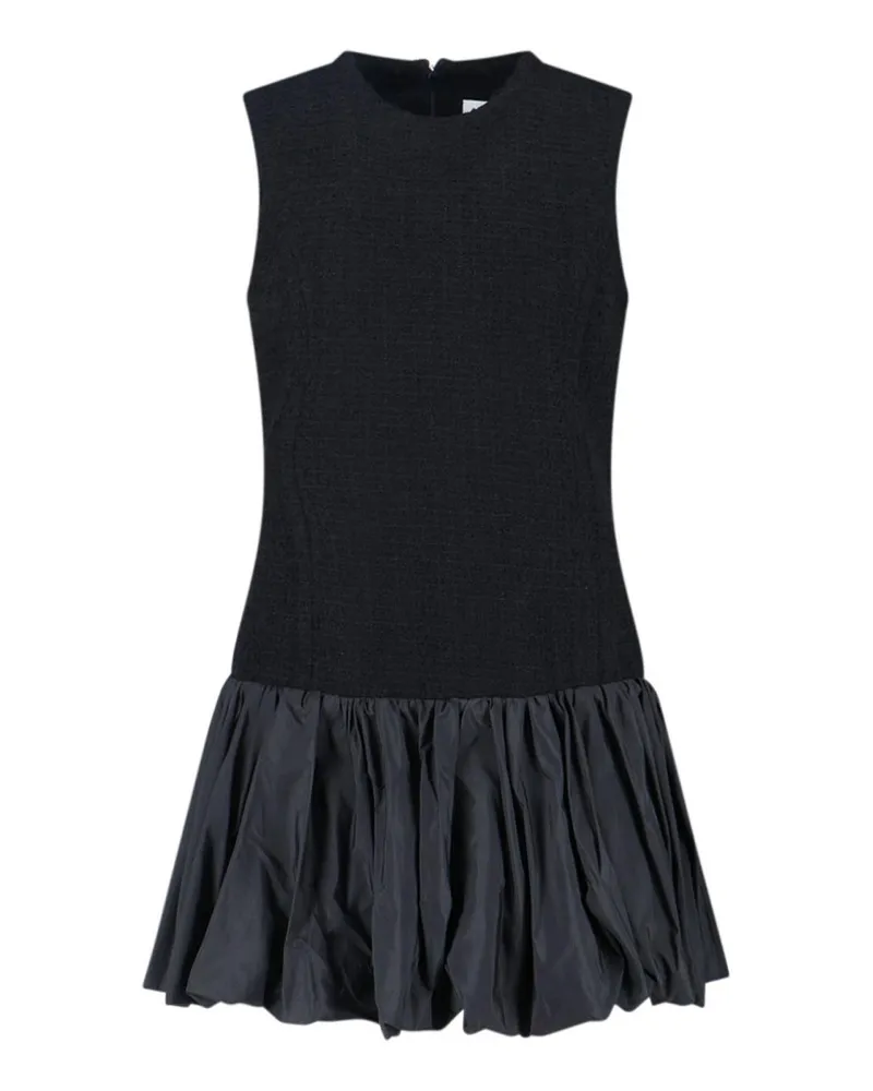 Patou Knielanges Kleid - Schwarz Schwarz