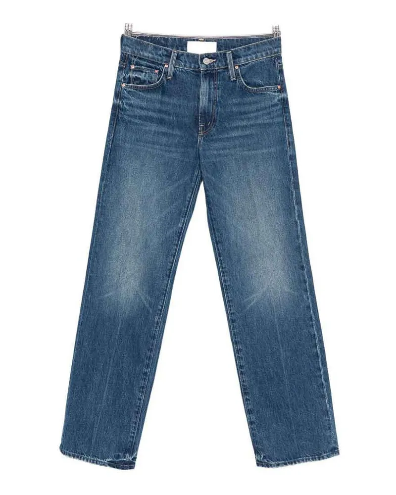 Mother Straight Leg Jeans - Blau Blau