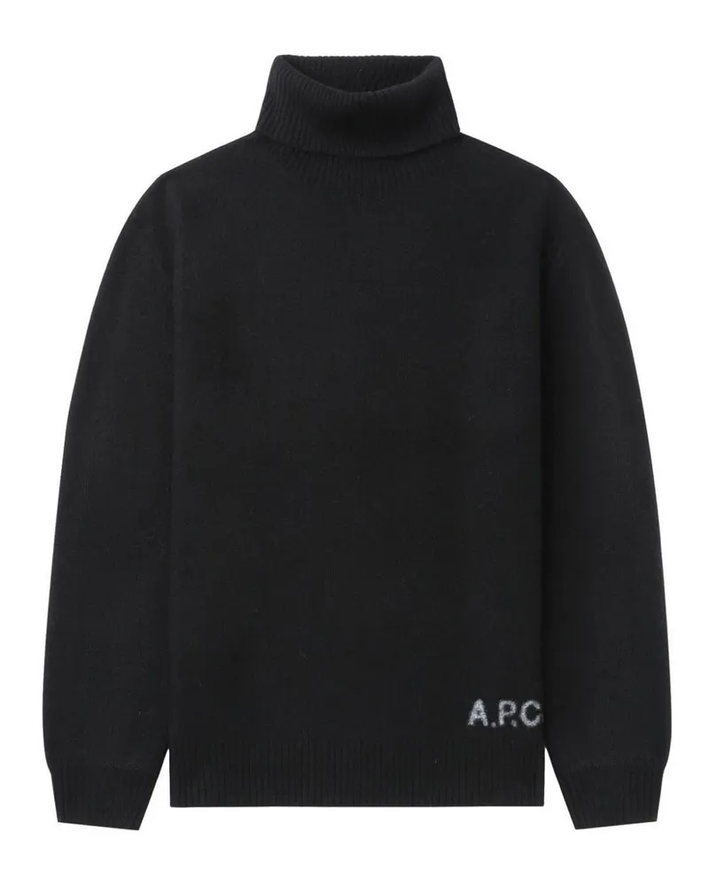 A.P.C. A. P.C. Rollkragenpullover - Schwarz Schwarz