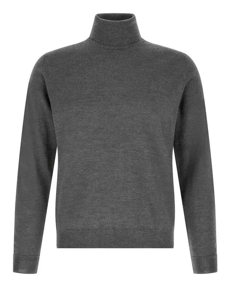 Zanone Rollkragenpullover - Grau Grau