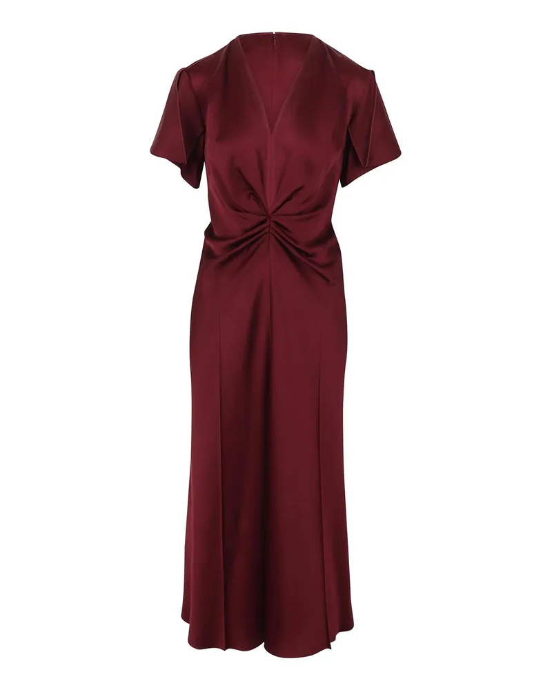 Victoria Beckham Knielanges Kleid - Rot Rot