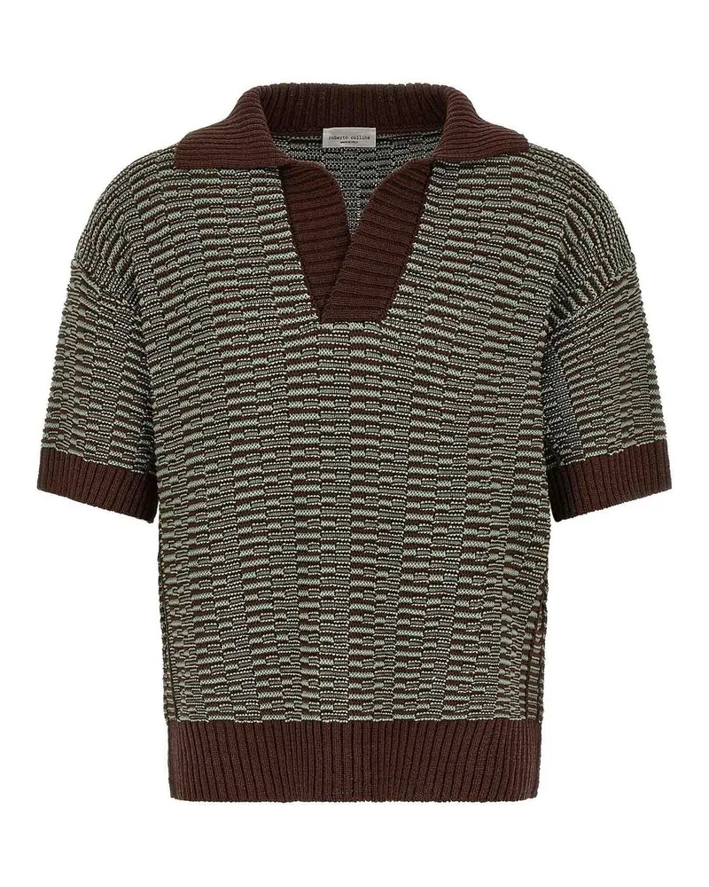 Roberto Collina Poloshirt - Braun Braun
