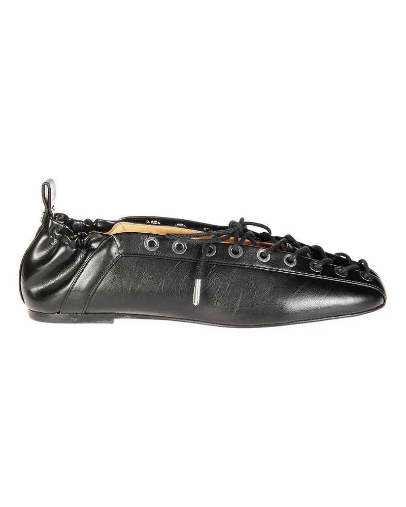 Ganni Ballerinas - Schwarz Schwarz