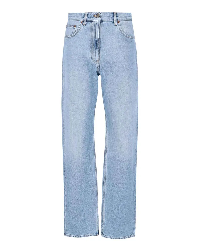 Valentino Garavani Straight Leg Jeans - Blau Blau