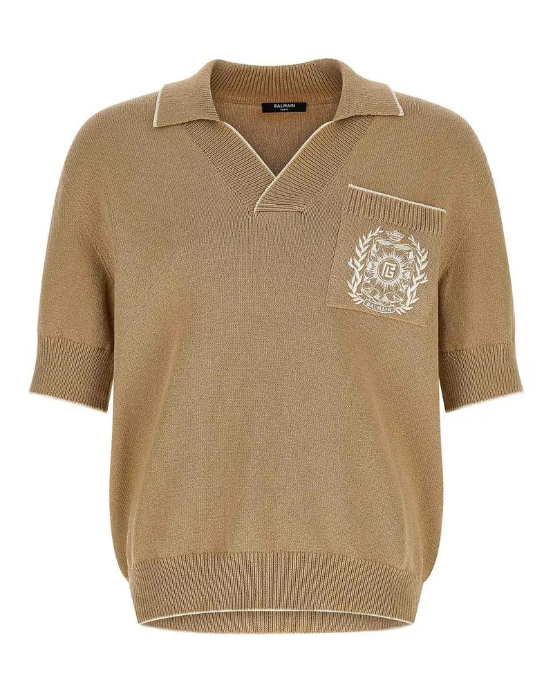 Balmain Poloshirt - Beige Beige