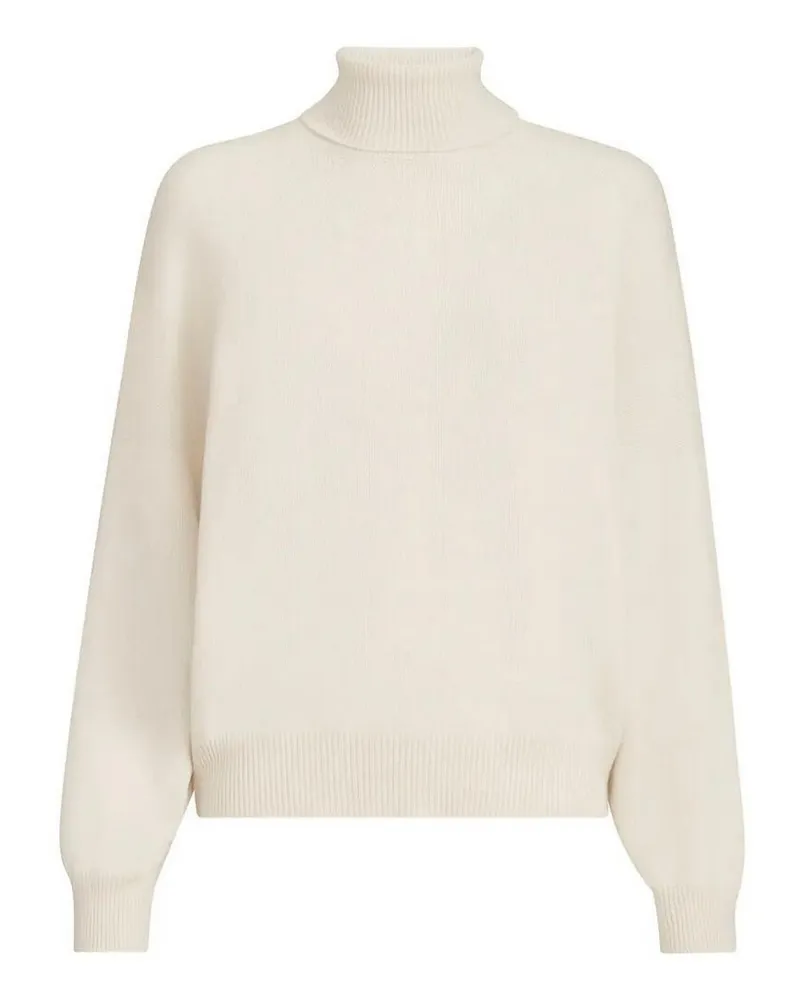 Brunello Cucinelli Rollkragenpullover - Weiß Weiß