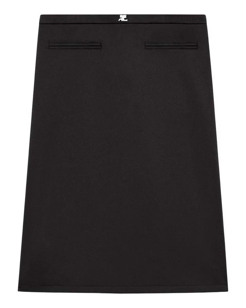 Courrèges Midirock - Schwarz Schwarz