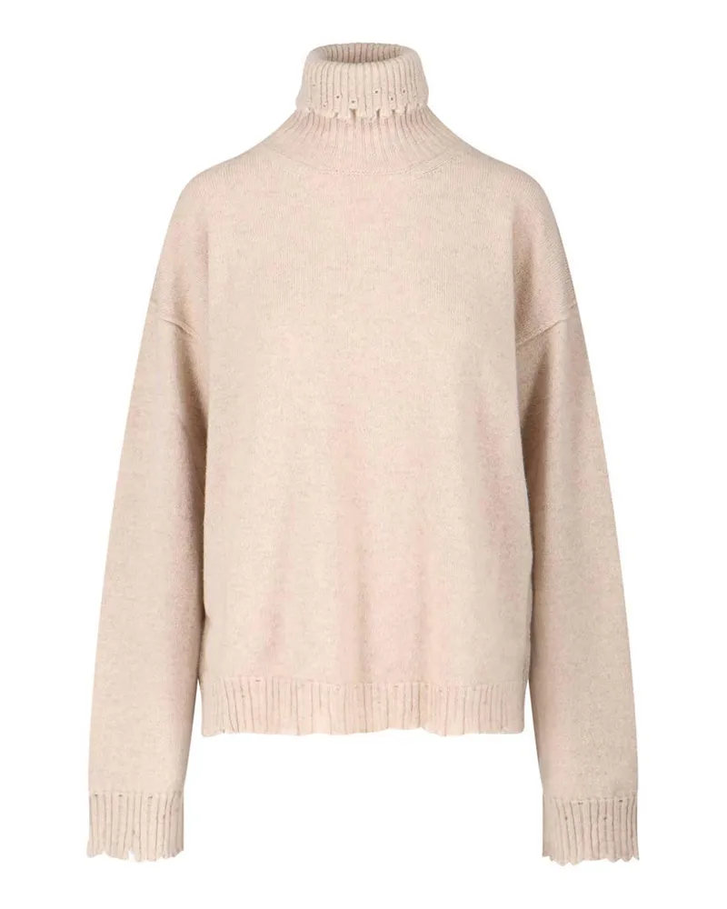 Uma Wang Rundhalspullover - Beige Beige