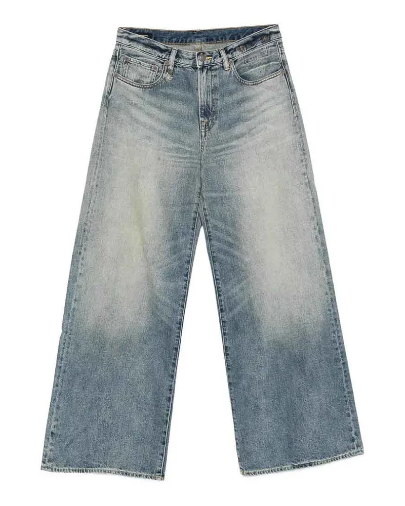 R13 Straight Leg Jeans - Blau Blau