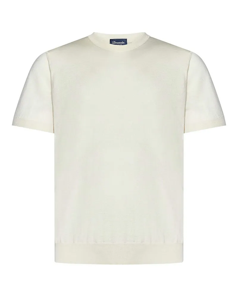 Drumohr  T-Shirt - Weiß Weiß