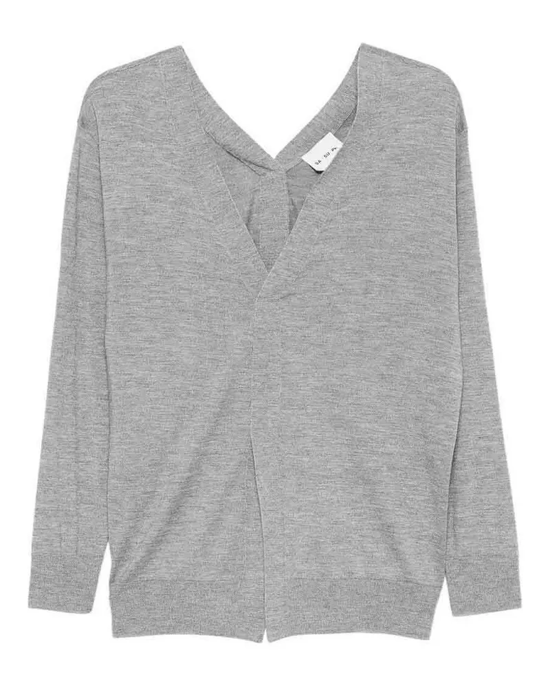 Sa Su Phi V-Pullover - Grau Grau