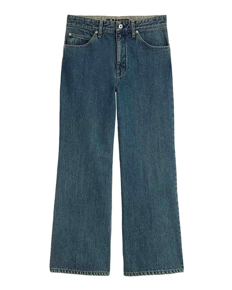Jil Sander Bootcut Jeans - Blau Blau