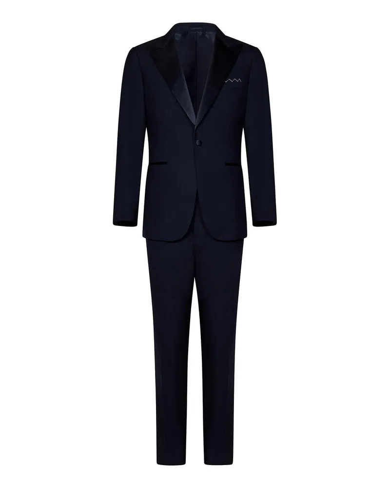 Low Brand Eleganter Anzug - Blau Blau