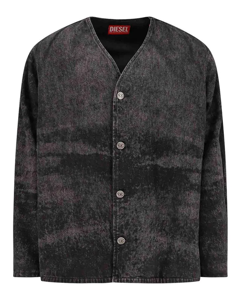 Diesel Jeansjacke - Grau Grau