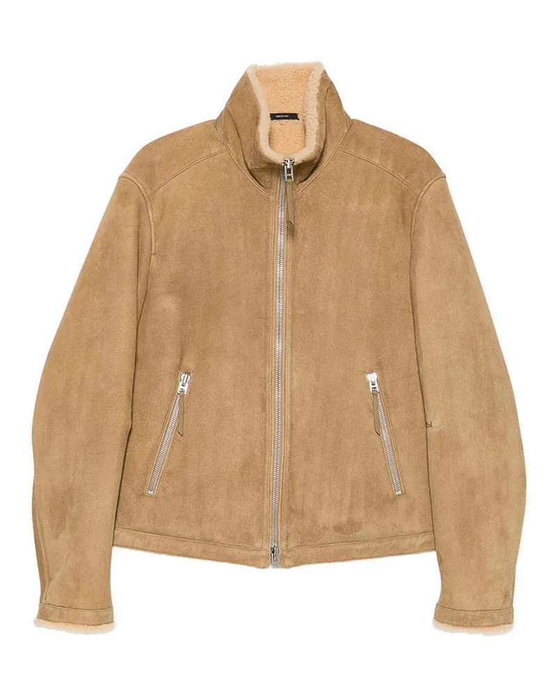 Tom Ford Ledermantel - Braun Braun
