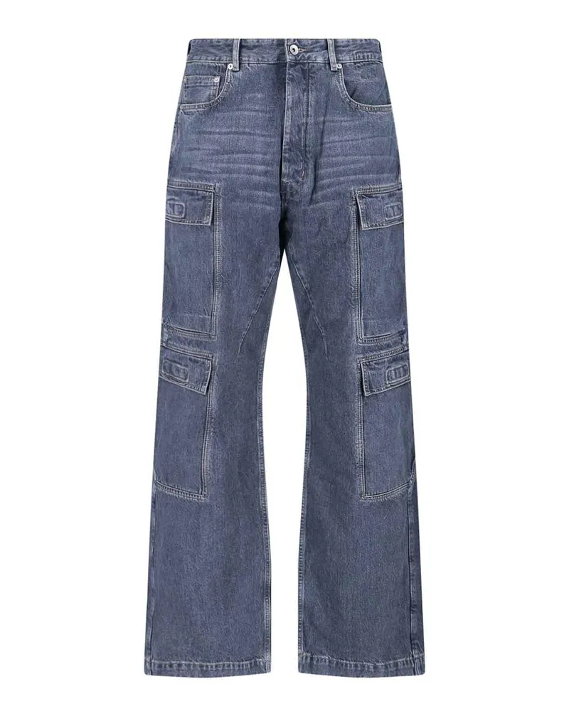 Rick Owens Bootcut Jeans - Blau Blau