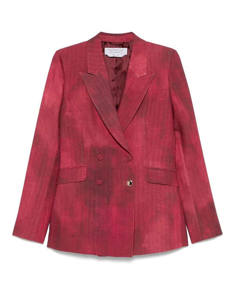 Gabriela Hearst Blazer - Dunkelrot Dunkelrot