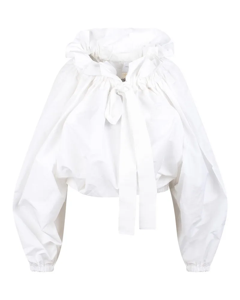 Patou Bluse - Weiß Weiß