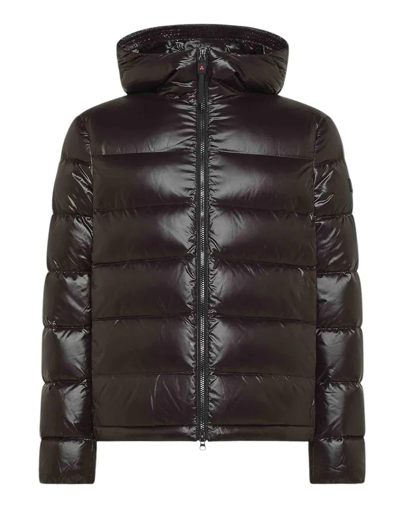 Peuterey Knielanger Mantel - Schwarz Schwarz