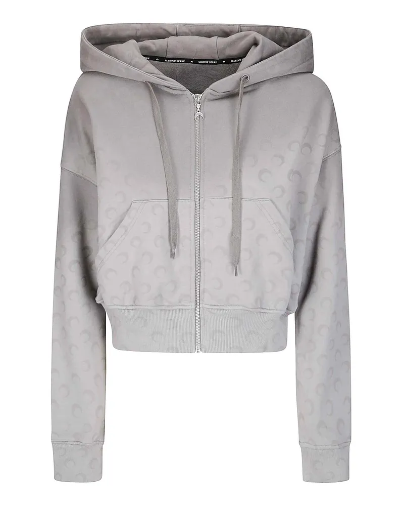 Marine Serre Sweatshirt - Dunkelgrau Dunkelgrau