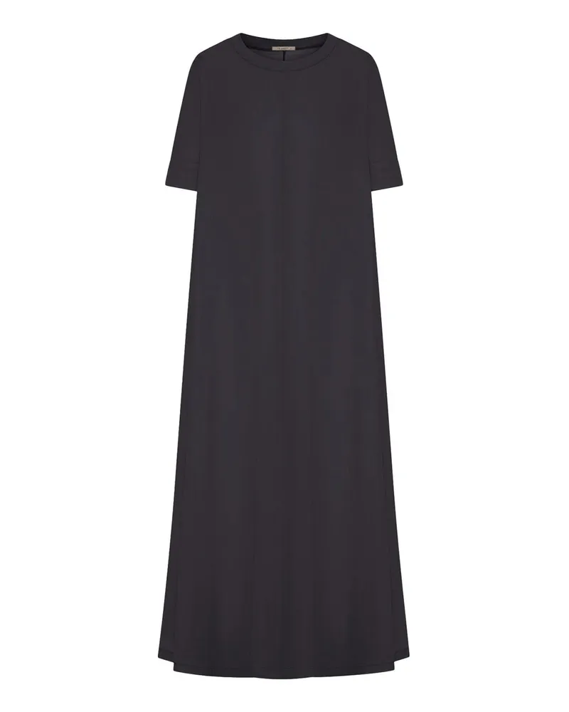 TRANSIT Maxikleid - Schwarz Schwarz