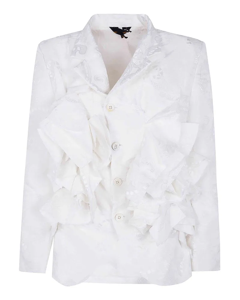 Comme des Garçons Casualjacke - Weiß Weiß