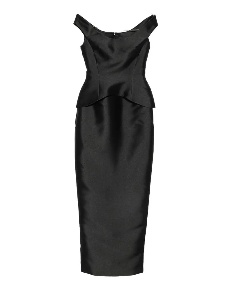 Solace London Maxikleid - Schwarz Schwarz