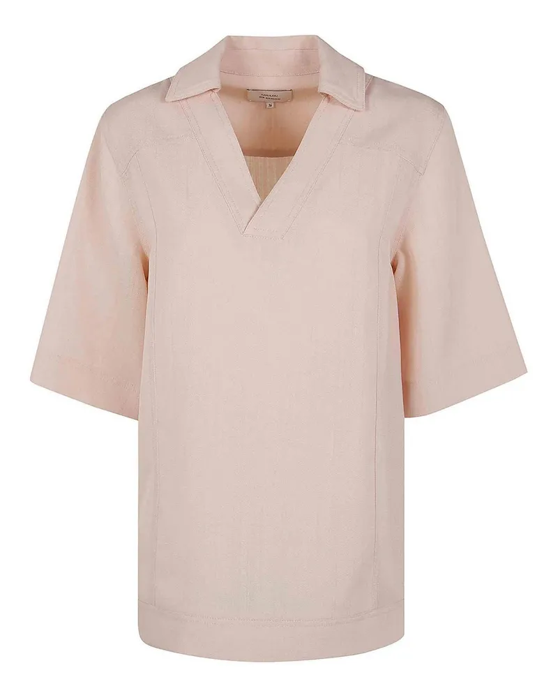 Loulou Studio Poloshirt - Rosa Rosa