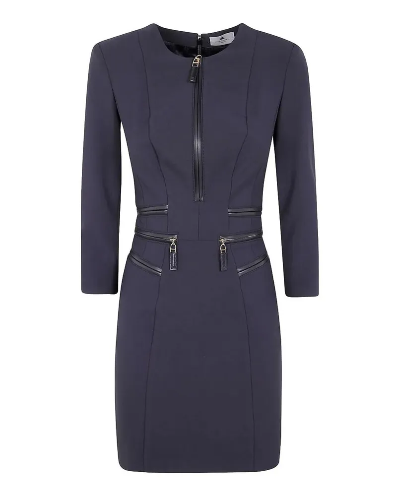 Elisabetta Franchi Knielanges Kleid - Schwarz Schwarz