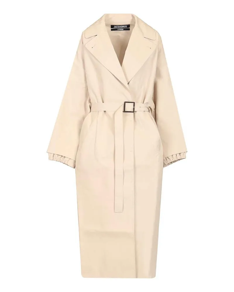 Jacquemus Trenchcoat - Weiß Weiß