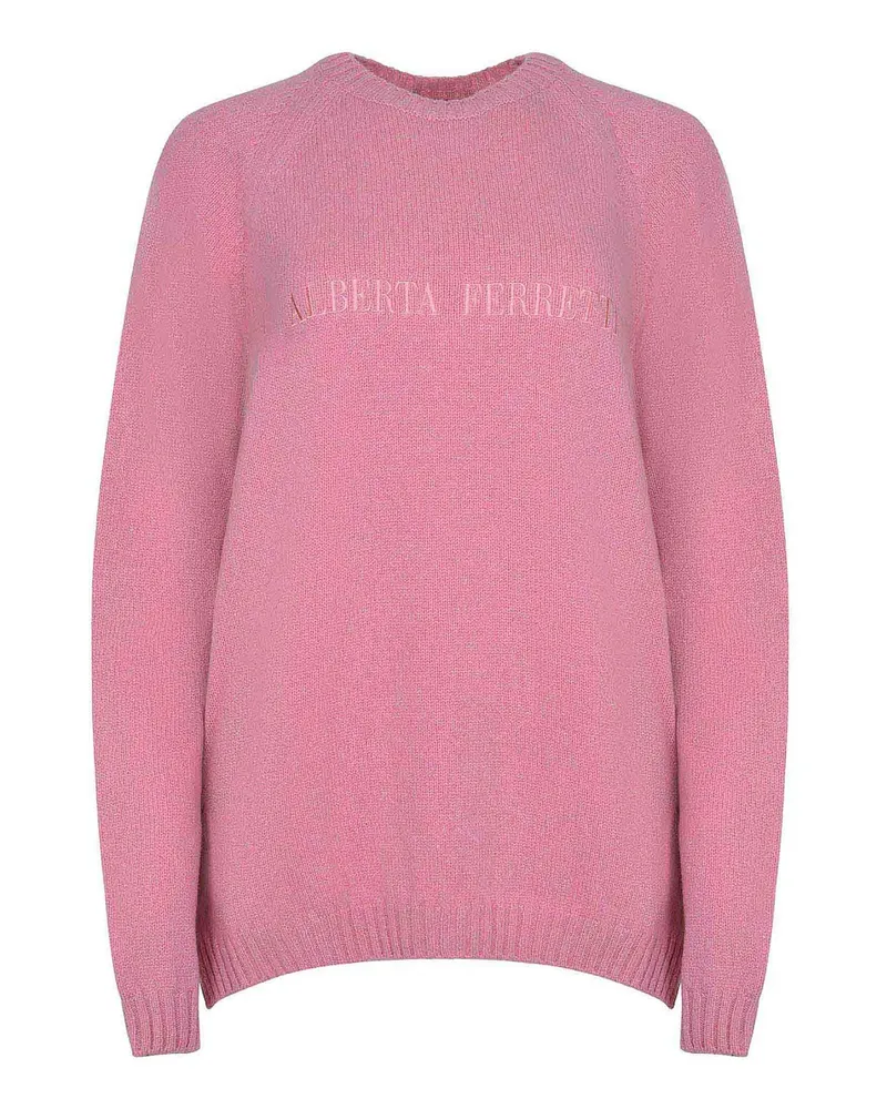 Alberta Ferretti Rundhalspullover - Nude Nude