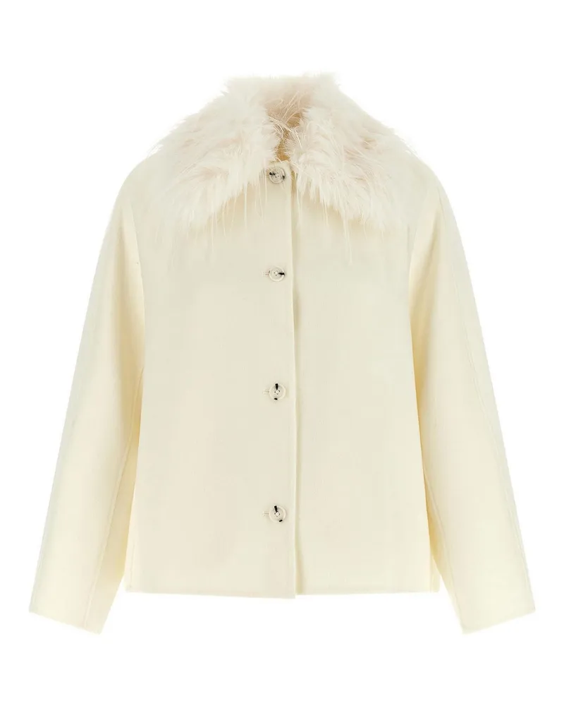Loulou Studio Casualjacke - Weiß Weiß