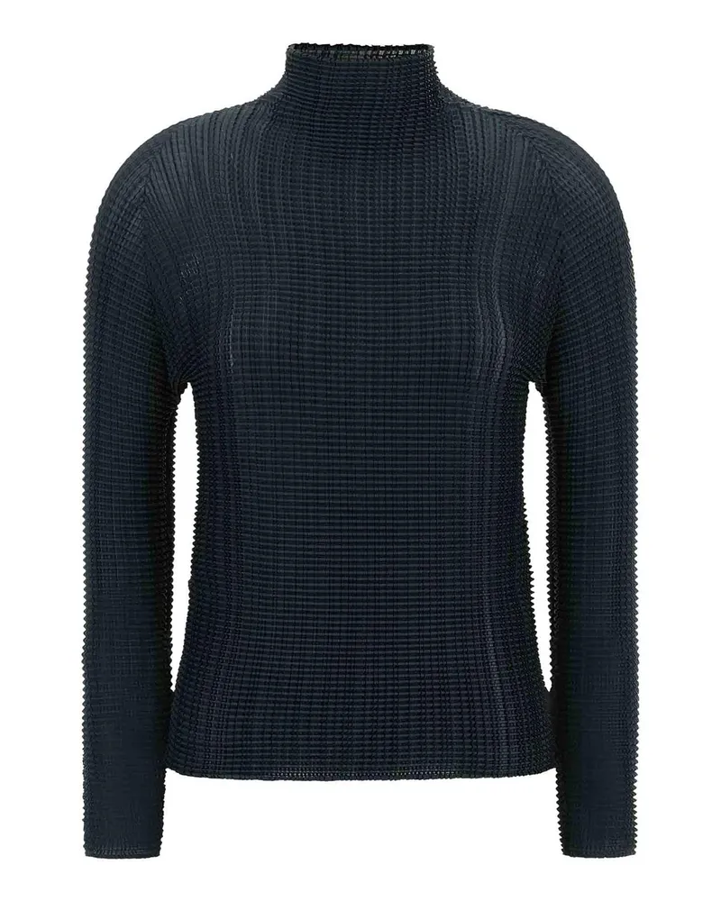 Issey Miyake Bluse - Blau Blau