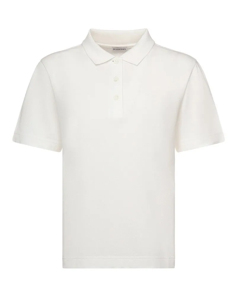 Burberry Poloshirt - Weiß Weiß