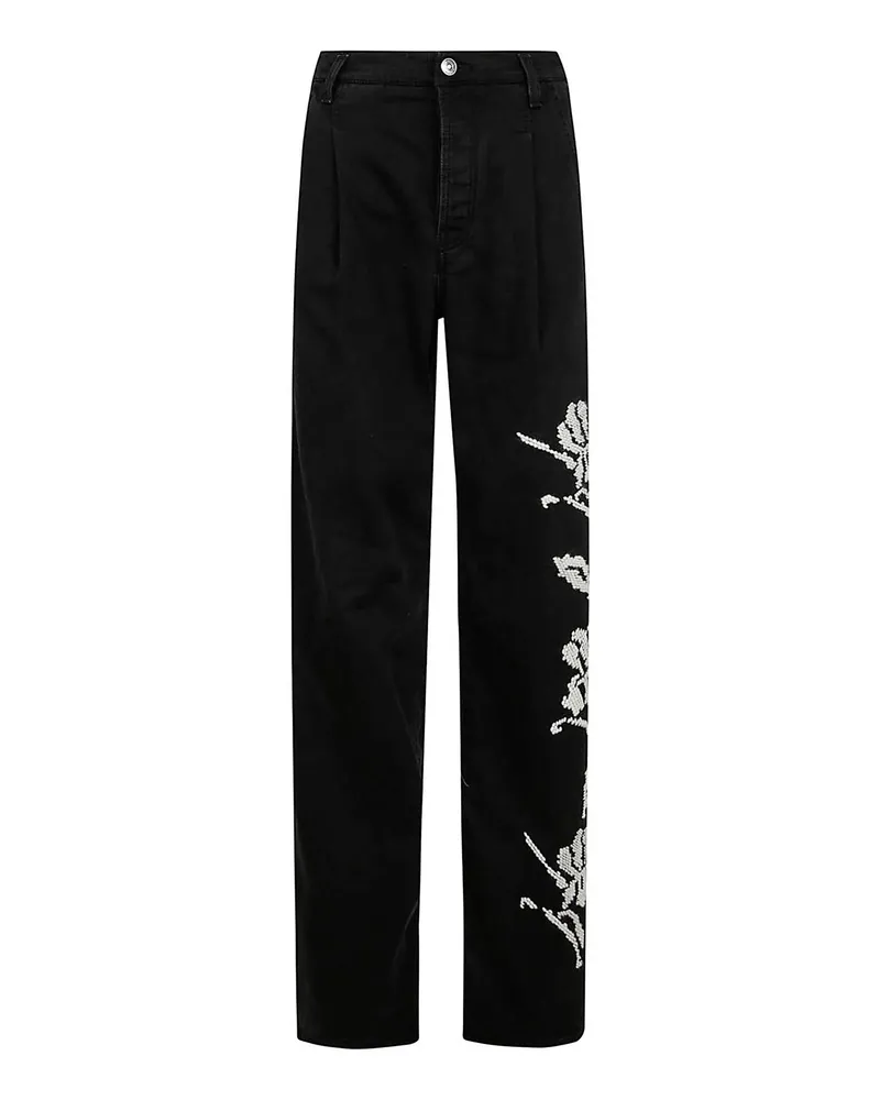 Ermanno Scervino Bootcut Jeans - Schwarz Schwarz