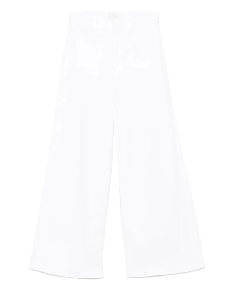 Mother Straight Leg Jeans - Weiß Weiß
