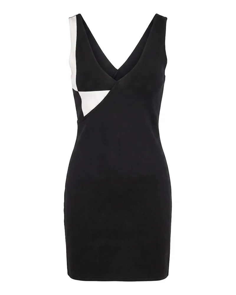 Versace Kurzes Kleid - Schwarz Schwarz