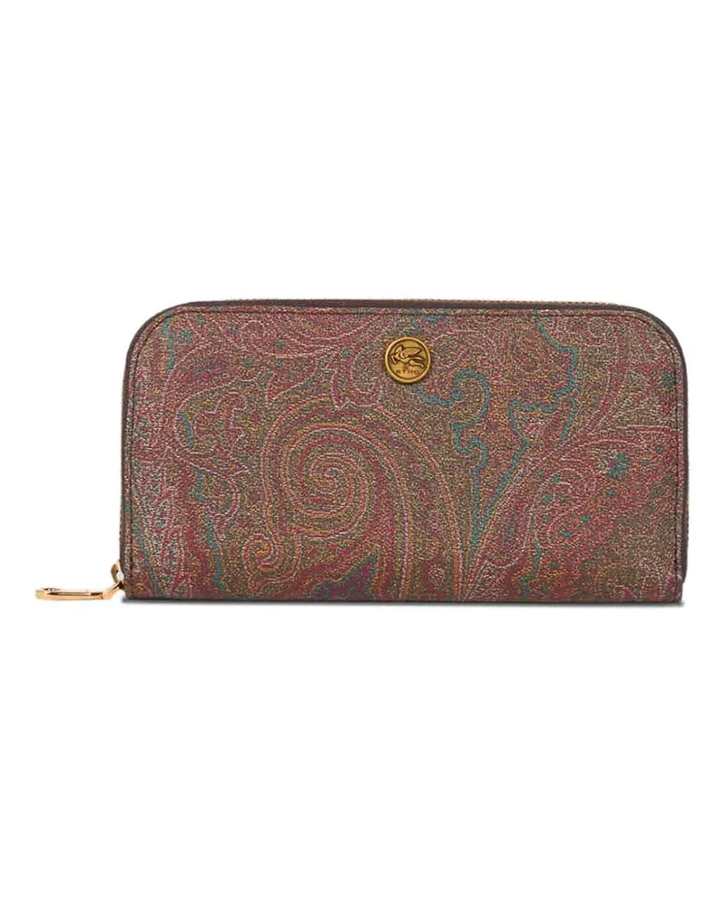 Etro Portemonnaie - Braun Braun