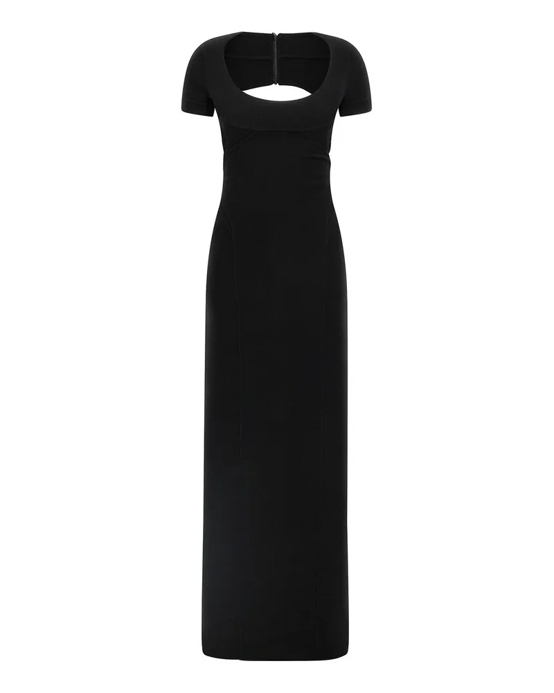Dsquared2 Knielanges Kleid - Schwarz Schwarz