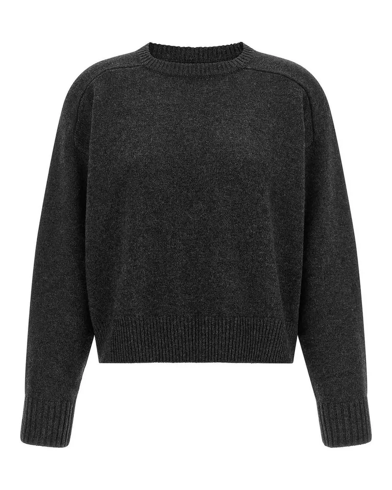 Loulou Studio Rundhalspullover - Grau Grau