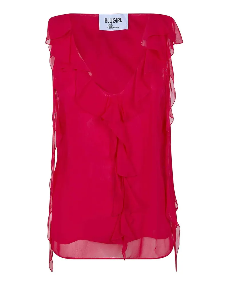 Blumarine Bluse - Rot Rot