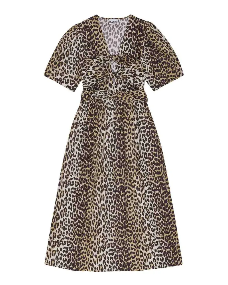 Ganni Knielanges Kleid - Braun Braun
