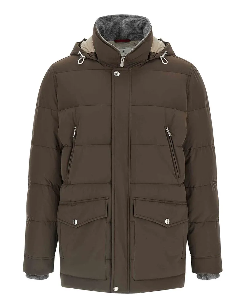Brunello Cucinelli Daunenjacke - Braun Braun