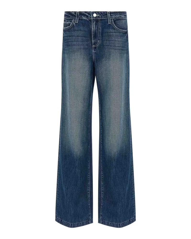 L'Agence Straight Leg Jeans - Blau Blau